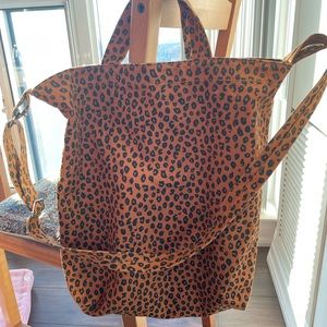 Baggu duck bag leopard